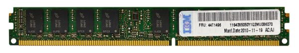 44T1496 IBM 2GB DDR3-1333MHz PC3-10600 ECC Registered CL9 240-Pin DIMM 1.35V Low Voltage Dual Rank Memory Module