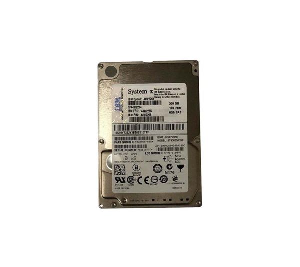 44W2268 IBM 300GB 10000RPM SAS 6Gb/s Hot-Swappable 2.5-inch Hard Drive