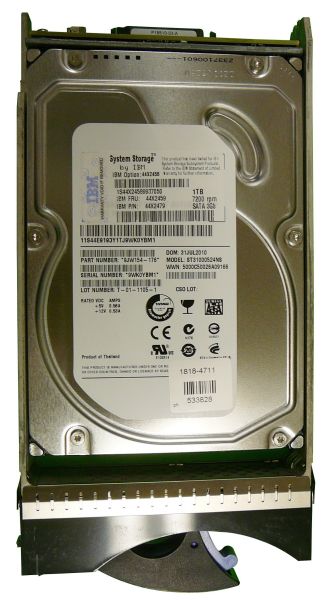 44X2458 IBM DS4200 1TB 7200RPM SATA 3GB/s E-DDM INT 3.5-inch Hard Drive with Tray