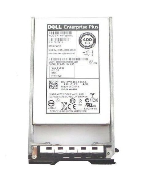0W6460 Dell 400GB Mix Use SAS 6Gb/s 2.5-inch Enterprise Solid State Drive