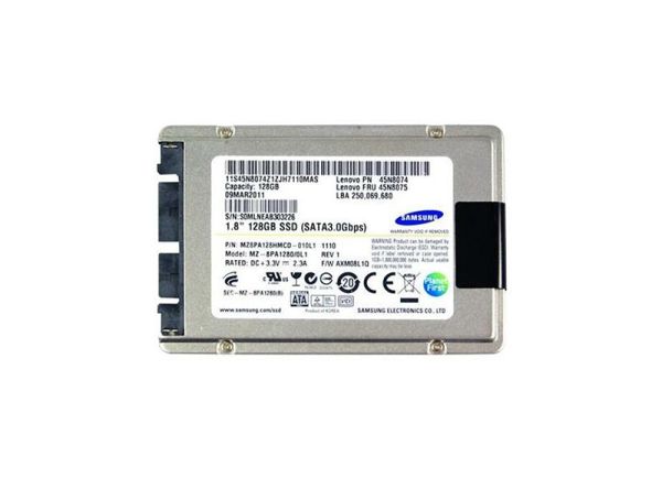 45N8075 Lenovo 128GB SATA 3Gbps 1.8-inch Solid State Drive