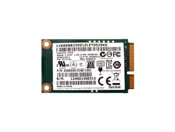 45N8331 IBM 16GB mSATA PCI-e Solid State Drive by SanDisk