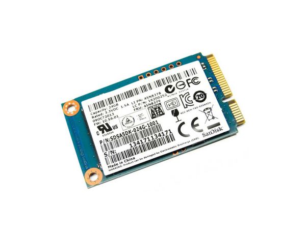 45N8376 Lenovo 24GB mSATA PCI-Express 1.8-inch Solid State Drive