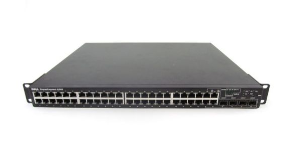 45W0412 IBM PowerConnect 6248 48 x Ports Managed Layer-3 10/100/1000Base-T Gigabit Ethernet Switch With 4 x SFP Shared