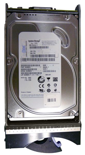 45W6277 IBM 2TB 7200RPM 3.5-inch SATA 3GB/s Hot Swapable Hard Drive with Tray