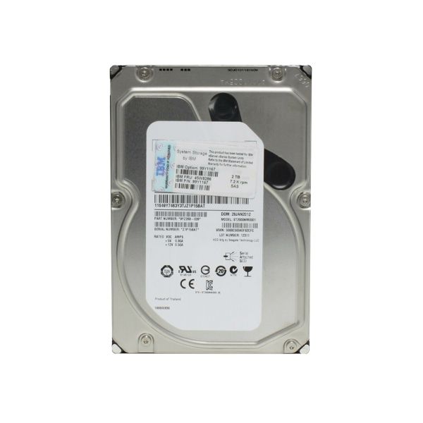 45W8286 IBM 2TB 7200RPM SAS 6Gb/s 3.5-inch Hard Drive