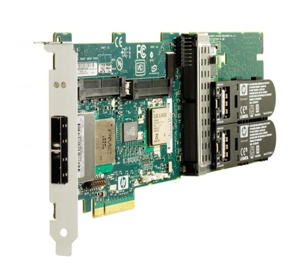 462832B21 HP Smart Array P411 2-Ports SAS 3Gb/s PCI Express x8 512MB Cache (BBWC) RAID Storage Controller Card
