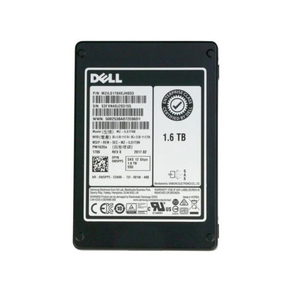 0MCX6N Dell 1.6TB SATA 6Gb/s 2.5-inch MLC Solid State Drive with Tray