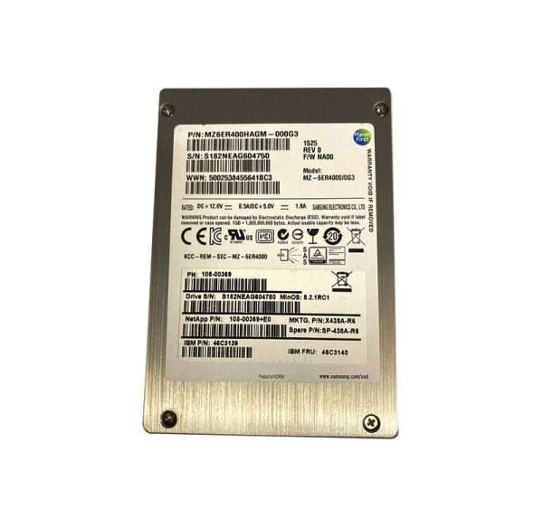 46C3140 IBM 400GB SAS 12Gb/s 2.5-Inch Solid State Drive for EXN3500 nSeries