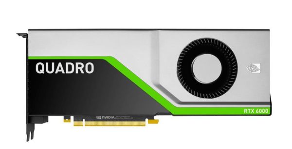 490-BFRQ Dell NVIDIA Quadro RTX 6000 24 GB, 260W Dual Slot PCI Express x16 Passive Cooled Graphics Card