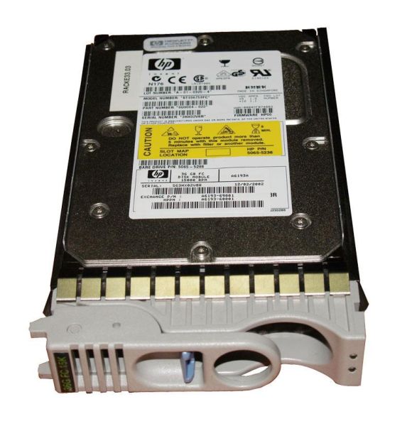 495277-001 HP 36.4GB 15000RPM Fibre Channel 2GB/s Hot-Pluggable 3.5-inch Hard Drive