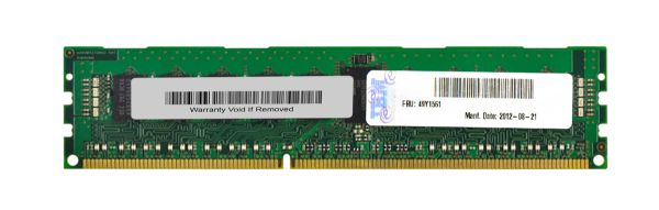 49Y1561 IBM 4GB DDR3-1600MHz PC3-12800 ECC Registered CL11 240-Pin DIMM 1.35V Low Voltage Single Rank Memory Module