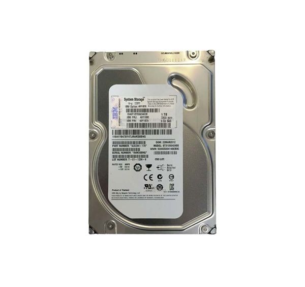 49Y1879 IBM 1TB 7200RPM SAS 6Gb/s Hot-Swappable 3.5-inch Hard Drive