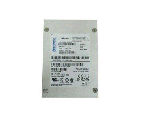 49Y6130 IBM 200GB SAS 6Gb/s 2.5-inch MLC Solid State Drive