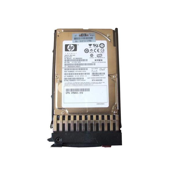 518022-003 HP 146GB 10000RPM SAS 3GB/s Hot-Pluggable Single Port 2.5-inch Hard Drive