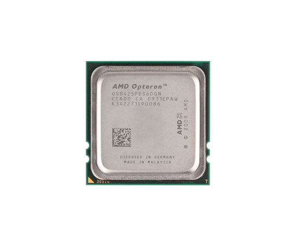 539821-B21 HP 2.1GHz 2400MHz HTL 6MB L3 Cache Socket Fr6(1207) AMD Opteron 8425 HE 6-Core Processor Kit
