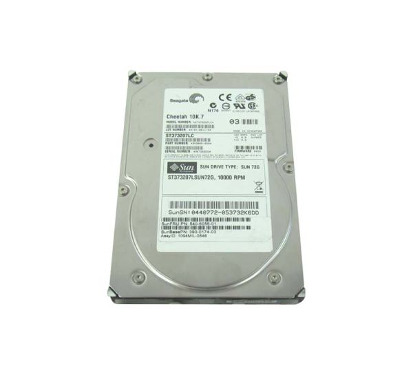 540-6056 Sun 73GB 10000RPM Ultra-320 SCSI LVD Hot-Pluggable 80-Pin 3.5-inch Hard Drive