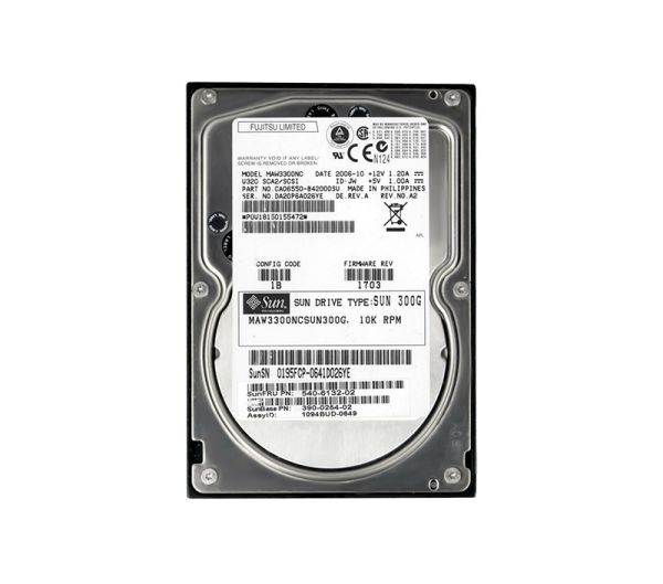 540-6132-01 Sun 300GB 10000RPM Ultra-320 SCSI LVD Hot-Pluggable 80-Pin 3.5-inch Hard Drive