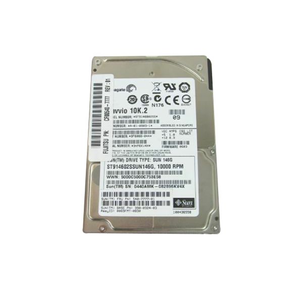 540-7777-01 Sun 146GB 10000RPM SAS SFF Hard Drive