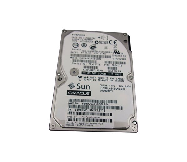 540-7864-01 Sun 146GB 10000RPM 2.5-inch SAS 3Gbps Hot Swappable Hard Drive