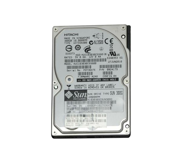 540-7869-02 Sun 300GB 10000RPM SAS 6Gb/s 16MB Cache 2.5-inch Hard Drive