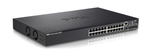 02GPFC Dell PowerConnect 5524 24 x Port 10/100/1000Base-T Gigabit Managed Switch