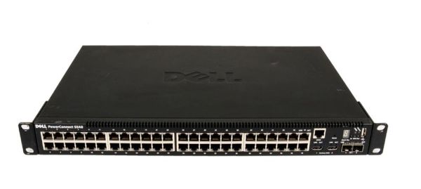 0FXP1R Dell PowerConnect 5548 48 x Ports 10/100/1000 + 2 x 10 Gigabit SFP+ Rack-Mountable Managed Switch