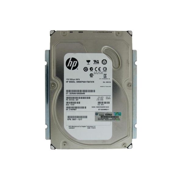 5697-1217 HP Seagate Constellation ES 1TB 7200RPM SATA 6GB/s 64MB Cache 3.5-inch Hard Drive