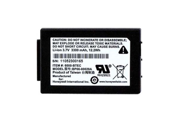 6000-BTEC Honeywell Dolphin 6X00 Extended Battery