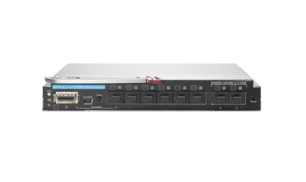 6120XG HP ProCurve 6120XG 8 x SFP+ Ports 10GBase-X + 1 x 10GBase-CX4 Managed Gigabit Ethernet Blade Switch for BLc3000 Enclosure