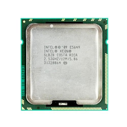 626345-001 HP 2.53GHz 5.86GT/s QPI 12MB L3 Cache Socket LGA1366 Intel Xeon E5649 6-Core Processor
