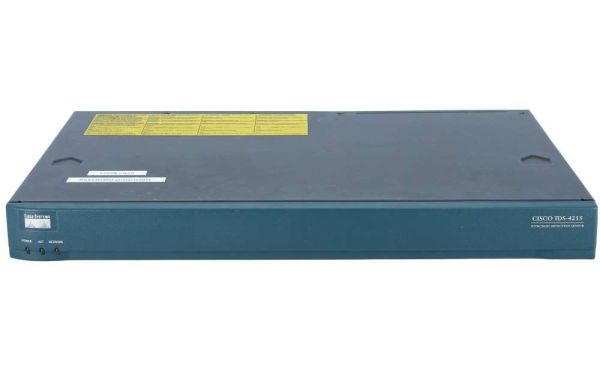 IDS-4215-K9 Cisco 4215 Intrusion Detection System 2 x 10/100Base-TX LAN, 1 x Console Management Intrusion Detection System