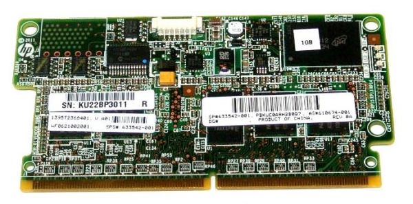 633542-001 HP 1GB Flash-Backed Write Cache (FBWC) 244-Pin DDR3 Mini-DIMM Memory Module for Smart Array P-Series Controller Card
