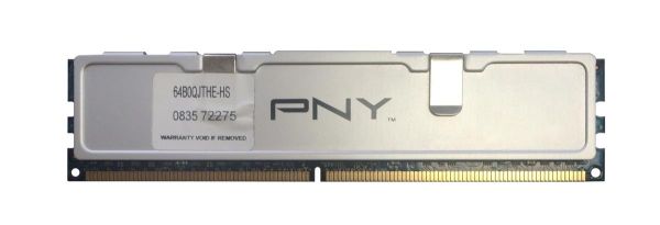 64B0QJTHE-HS PNY Technology 4GB Kit (2 X 2GB) DDR2-800MHz PC2-6400 non-ECC Unbuffered CL6 240-Pin DIMM 1.8V Dual Rank Memory
