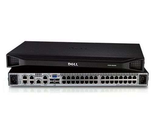 OM263H Dell PowerEdge 2321DS 32 x Ports RJ-45 + 2 x Ports GE + 1 x Port SVGA 15-Pin + 4 x Ports USP 2.0 + 2 x Ports PDU Remote Console KVM Switch