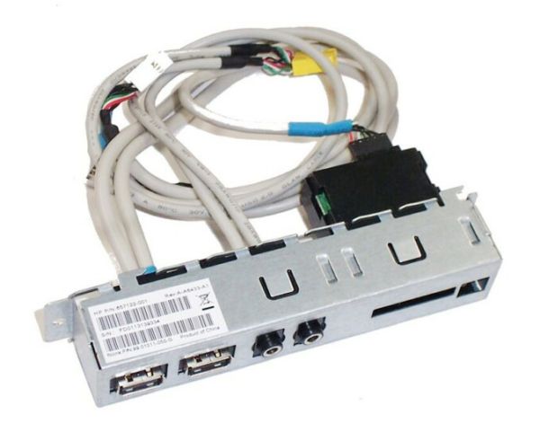 657122-001 HP I/O Front Audio USB Media Cable Assembly for Pavilion