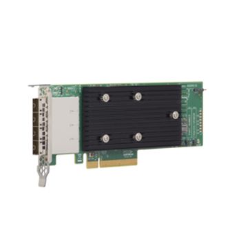 65YGV Dell 9305-16E 16-Ports SAS 12Gb/s PCI Express x3 Non-RAID Controller Card
