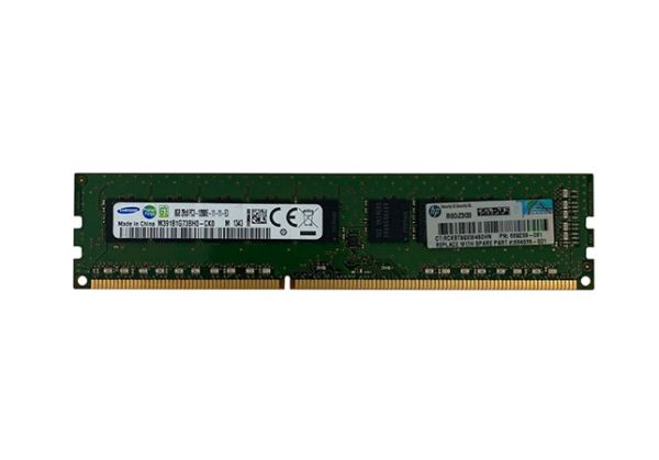 669239-081 HP 8GB DDR3-1600MHz PC3-12800 ECC Unbuffered CL11 240-Pin DIMM 1.35V Low Voltage Dual Rank Memory Module