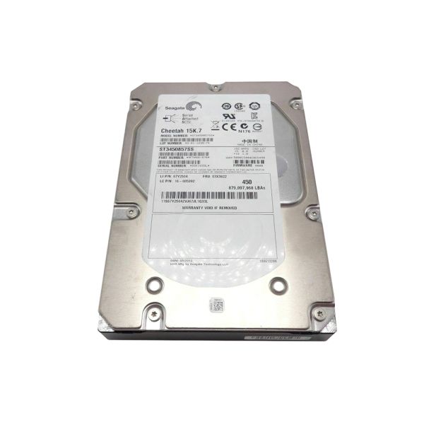 67Y2504 Lenovo 450GB 15000RPM SAS 6Gb/s Hot-Swappable 16MB Cache 3.5-inch Hard Drive