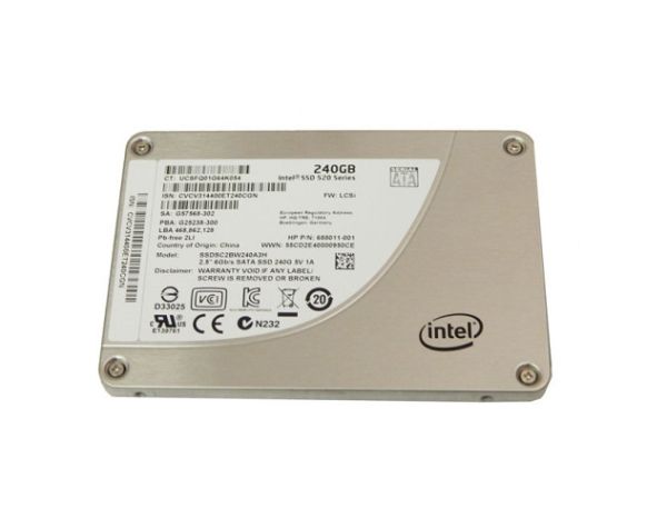 688011-001 HP 240GB SATA 6Gb/s 2.5-inch Solid State Derive