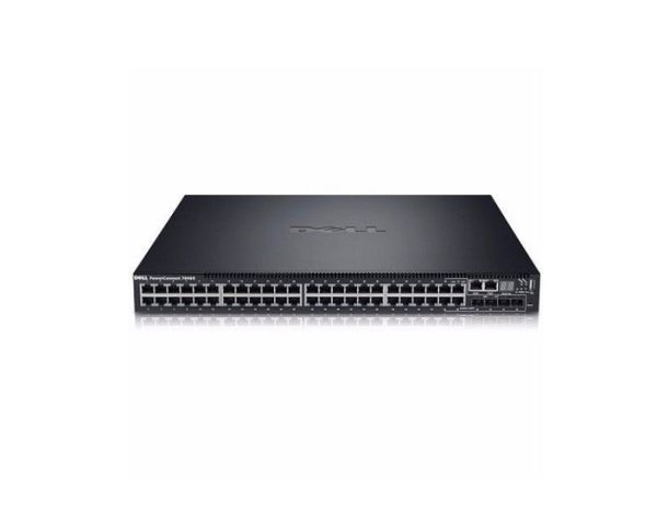 07048R Dell PowerConnect 7048R 48 x Ports 10/100/1000 + 4 x Ports shared SFP Gigabit Ethernet Managed Switch