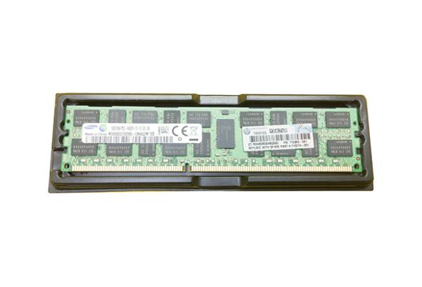712383-081 HP 16GB DDR3-1866MHz PC3-14900 ECC Registered CL13 240-Pin DIMM 1.35V Low Voltage Dual Rank Memory Module