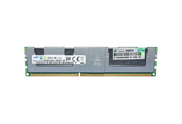 712384-081 HP 32GB DDR3-1866MHz PC3-14900 ECC Registered CL13 240-Pin DIMM 1.35V Low Voltage Quad Rank Memory Module