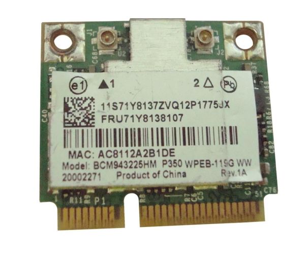 71Y8138 IBM WLAN 802.11b/g/n PCI Express Half Mini Card
