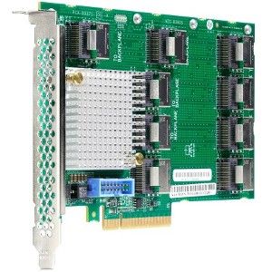 727252-002 HP 12GB Storage SAS Controller Expander Card for ProLiant DL38X GEN10