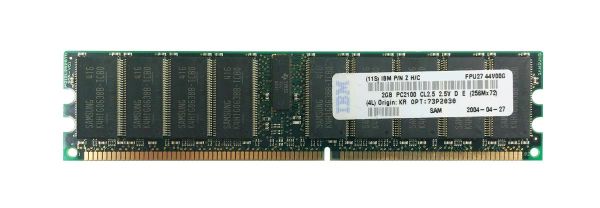 73P2030 IBM 2GB DDR-266MHz PC2100 ECC Registered CL2.5 184-Pin DIMM 2.5V Memory Module
