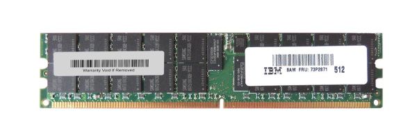 73P2871 IBM 2GB DDR2-400MHz PC2-3200 ECC Registered CL3 240-Pin DIMM 1.8V Memory Module