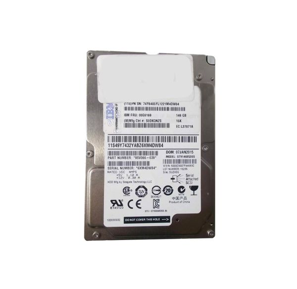 74Y6485 IBM 146.8GB 15000RPM SAS 6.0GB/s 2.5-inch Hard Drive