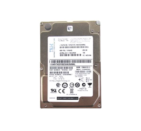 74Y6495 IBM 283GB 15000RPM SAS -1 Hard Drive (FC 1879)