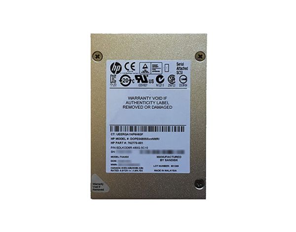 762770-001 HP 480GB SAS 6GB/s 2.5-inch Solid State Drive